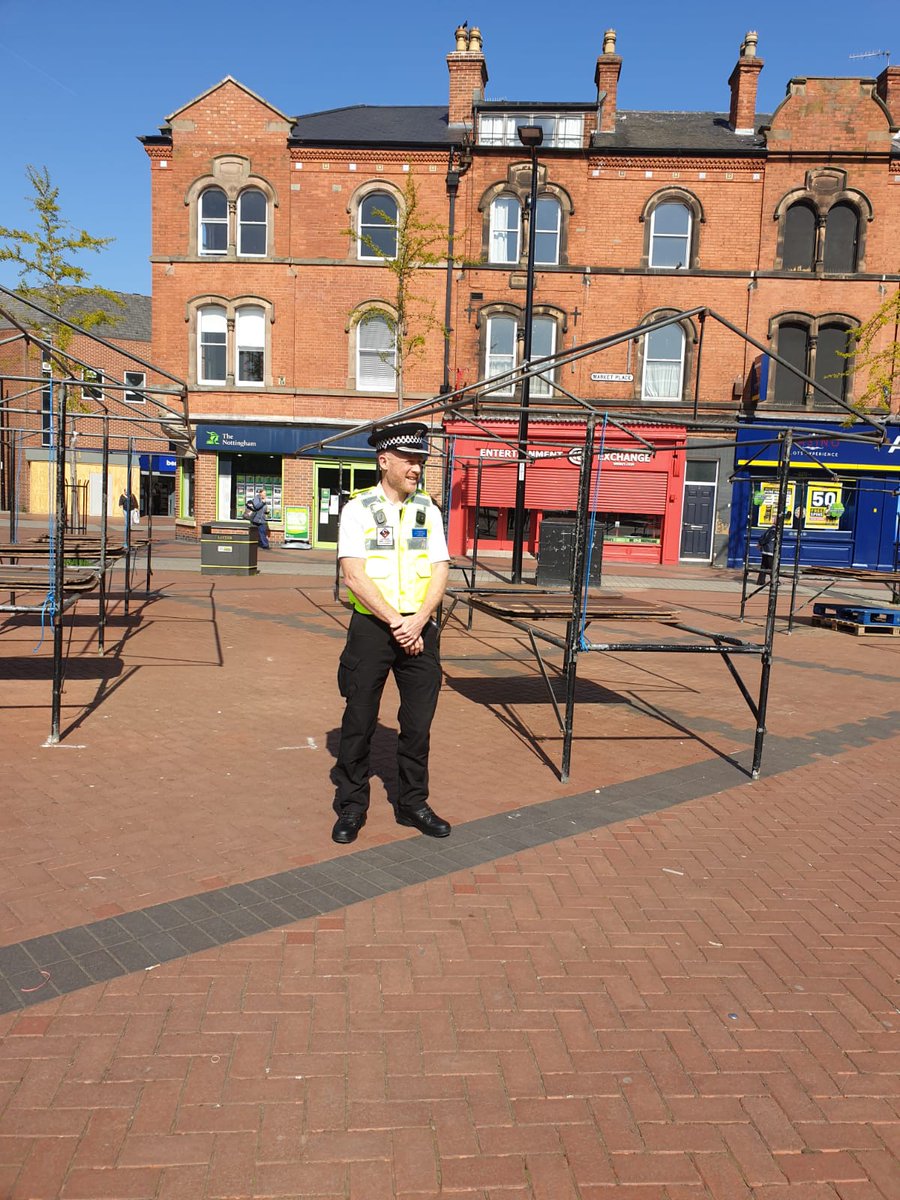 CPPMitch's tweet photo. Out in Bulwell market this morning, talking to citizens (and managed to pick up sausages for tea from the local butcher) https://t.co/T7IANy49me