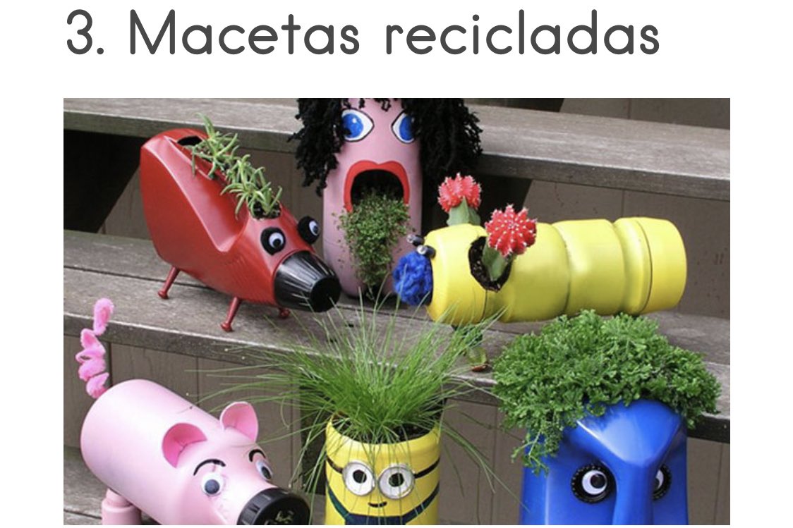 MartaCogeces's tweet photo. Manualidades ecológicas para celebrar el día internacional de la madre tierra. 
#EstrategiasCCSS #DCSUVA https://t.co/kYtB42F90Z