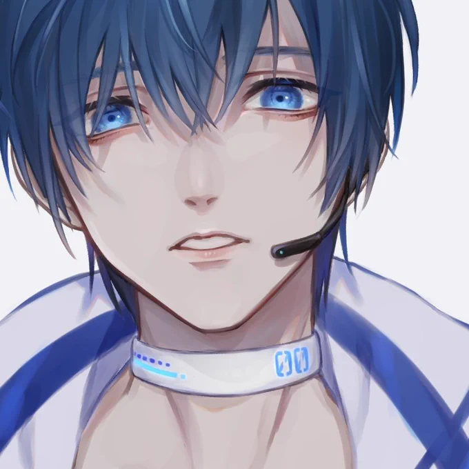 #KAITO  アイコン用に描いた習作 