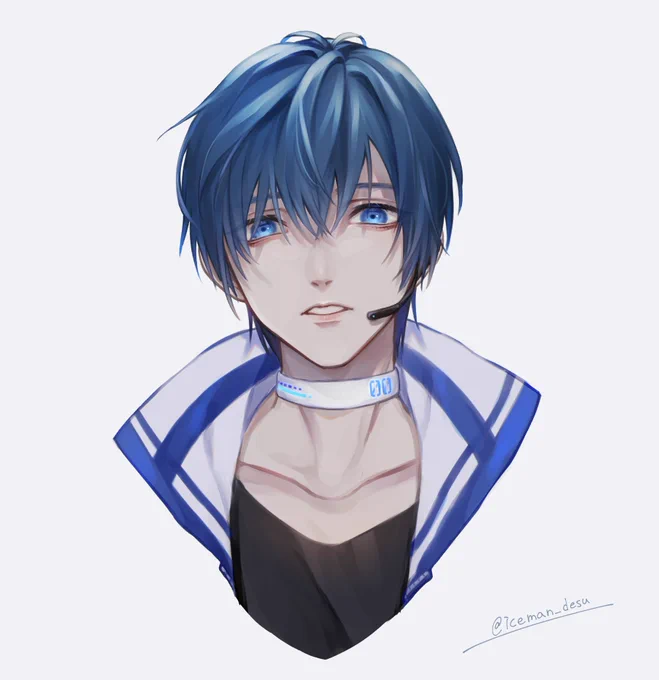 #KAITO  アイコン用に描いた習作 