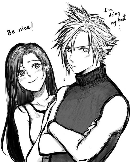 I'm doing my best....
#cloti #クラティ #FF7R 