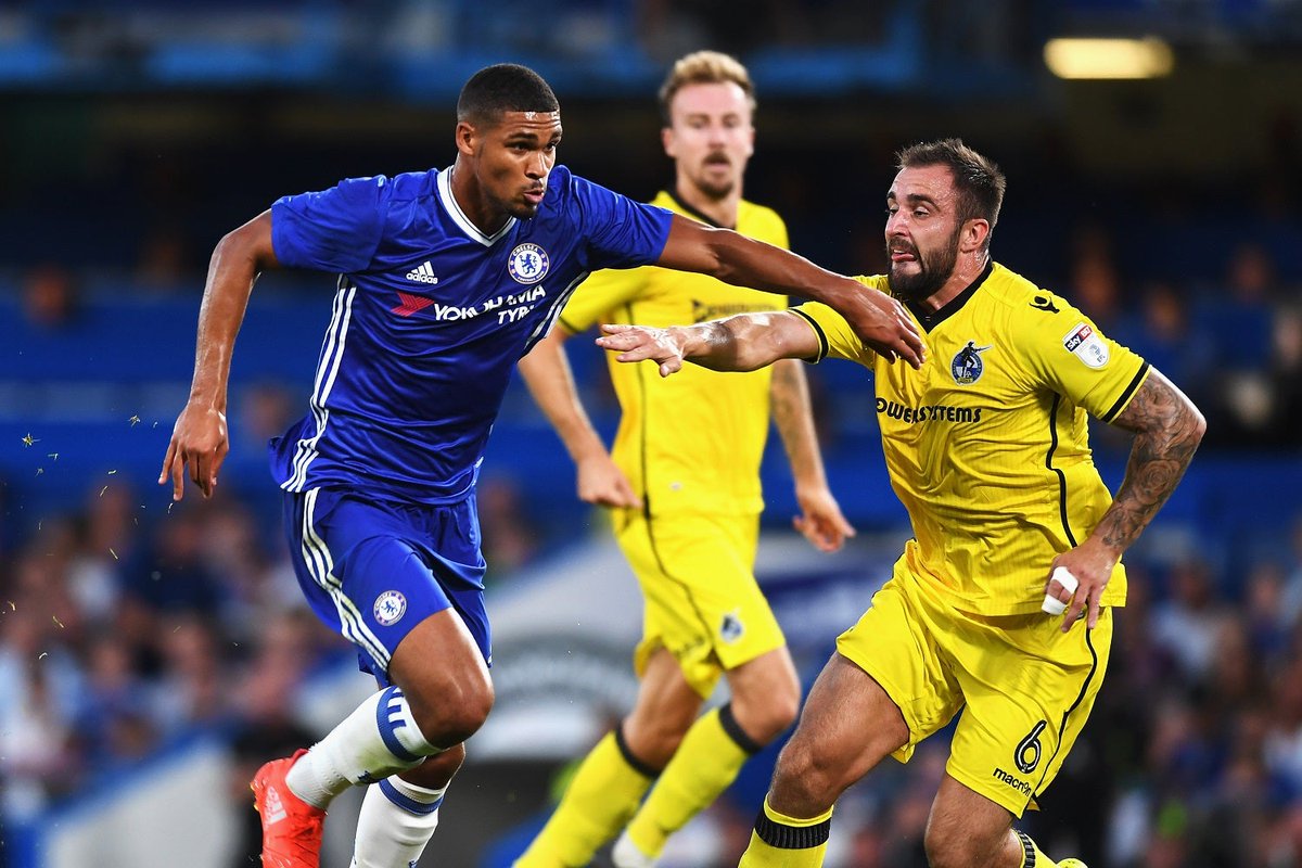 However, the move in position was never acted upon and on the 23rd August, Ruben made his first appearance of the season against Bristol Rovers in the EFL Cup, As a midfielder. The game ended in a 3-2 for the blues. Perhaps closer than what it should've been.