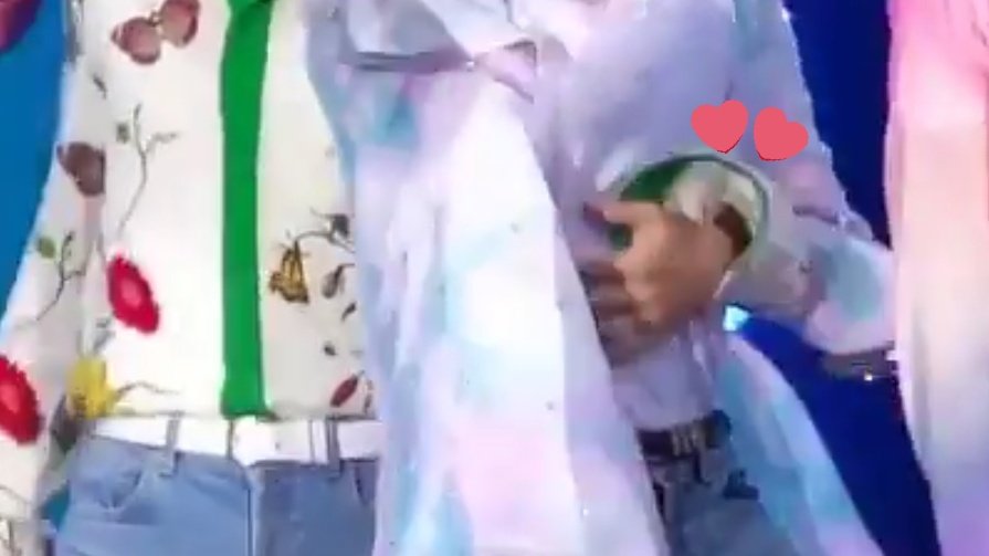 taehyung really loves holding jungkook by his tiny waist 
