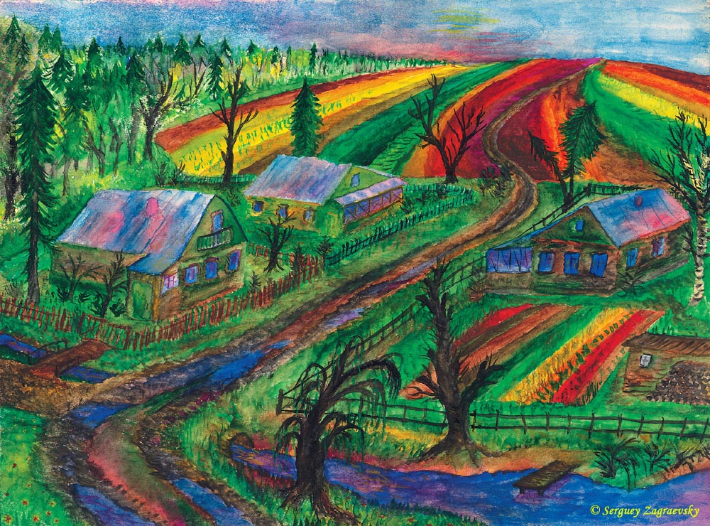 Sergey Zagraevsky (zagraevsky.com). 
ВЕСНА В ГЛЕБОВЕ / SPRING IN GLEBOVO VILLAGE.