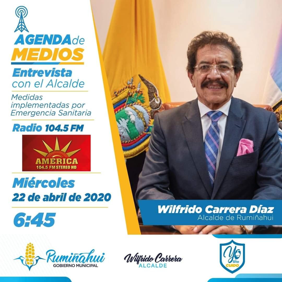 Municipio Ruminahui On Twitter Agendademedios Hoy En