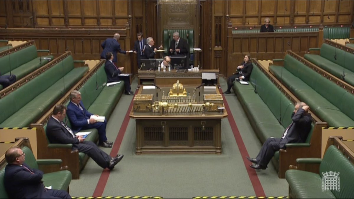 So this is what history looks like. For the first time in its 700 year old history, the House of Commons first virtual sitting has begun.