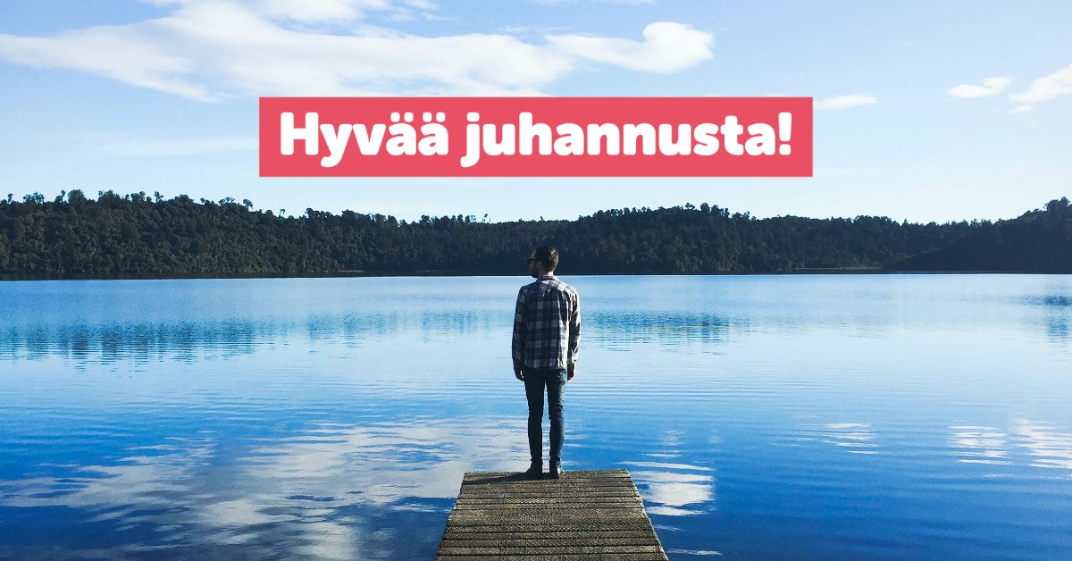 Tiitusapp's tweet image. Hyvää juhannusta kaikille! 🌿