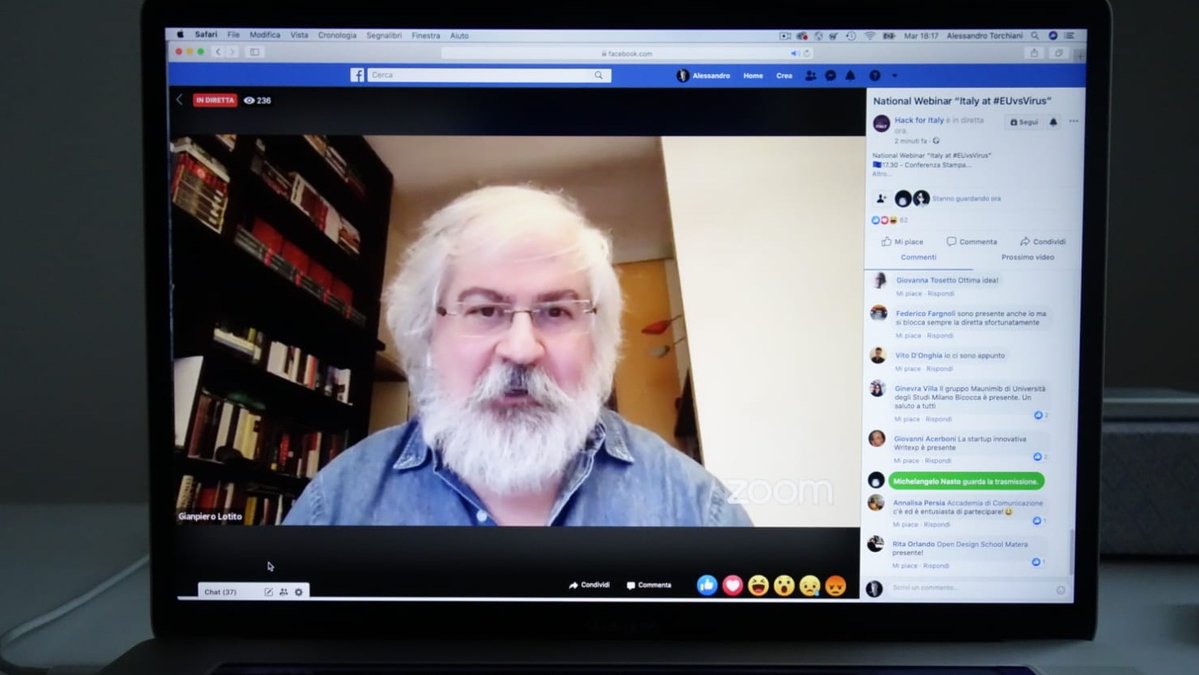FacilityLive's tweet photo. "In the coming years we will hear about #ecosystem builder and #SmallValley: the innovative models will no longer be the same as before and small #ecosystems will be able to provide a decisive contribution to the growth of #Europe" @GianpieroLotito @ #EUvsVirus🇮🇹press conference https://t.co/Xz2iu7Awi6