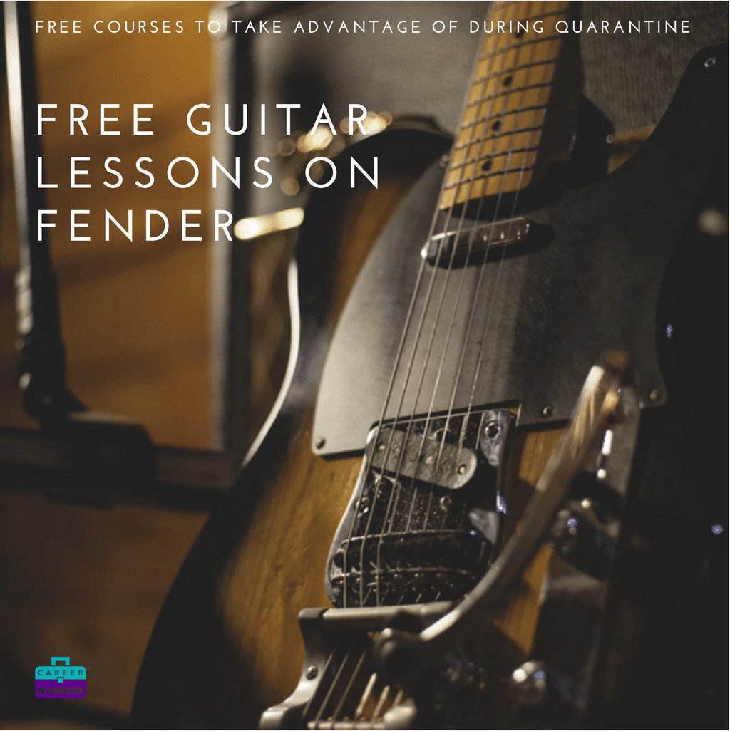 Have you been meaning to learn the guitar for a while? Fender is offering new users a free three-month subscription to Fender Play: fender.com/play The platform uses instructor-guided videos to teach how to play songs . Visit our site: careernuggets.tv
