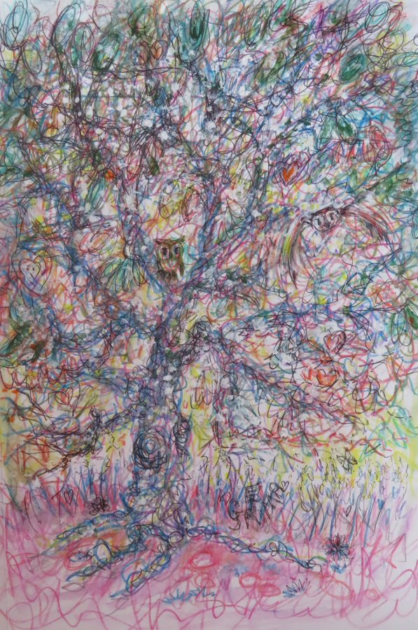 LLHappyArt's tweet photo. 'The Enchanted Scribble Tree'
#moodboostingart #originalart #mixedmedia #cartridgepaper #art4sale #tree #owls #Littlelizhappyart #StHelens #artist #EGrima #art ยฃ30 DM to purchase https://t.co/BIAyaXemYn