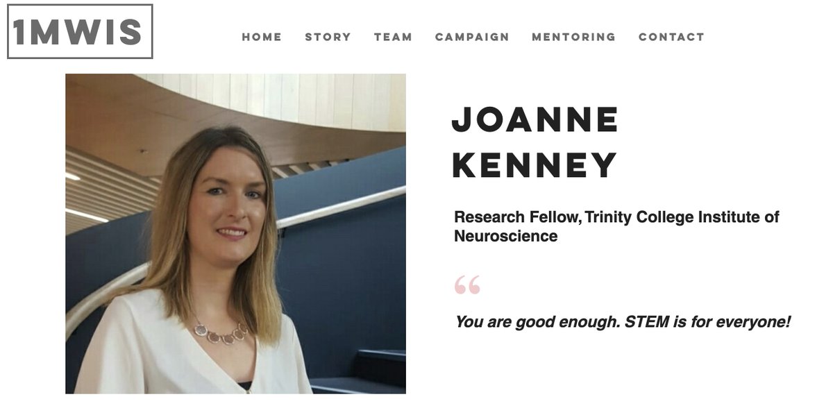THREAD 26/51 Welcome Dr Joanne Kenney - a research fellow & neuroscientist - who uses brain imaging technology to understand how our brain works. She reminds us STEM is for everyone & we couldn't agree more!Ft & thx  @DrJoanneKenney  http://www.1mwis.com/profiles/joanne-kenney