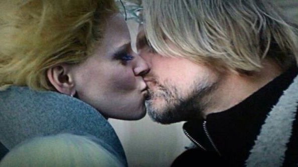 haymitch and effie - quirky- stubborn but somehow always right- hardworking yet always down to have fun- kinda scary sometimes