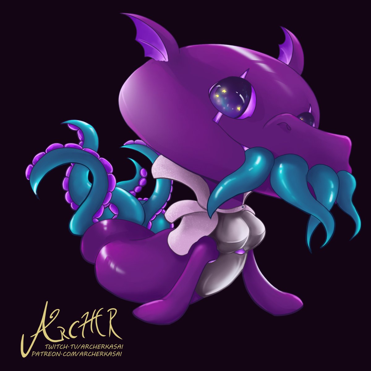 ArcherOPossum's tweet photo. This was another #streamfreebie on my twitch channel: https://t.co/7SSQzhQULr (I fixed the link issue)
The prompt was "Cute Eldritch Being" I think I nailed it lmao
QOTD: What's your favorite "mythical" creature?
#eldritch #chibimonster #monster #stareintothevoid https://t.co/wj36CCnVPT