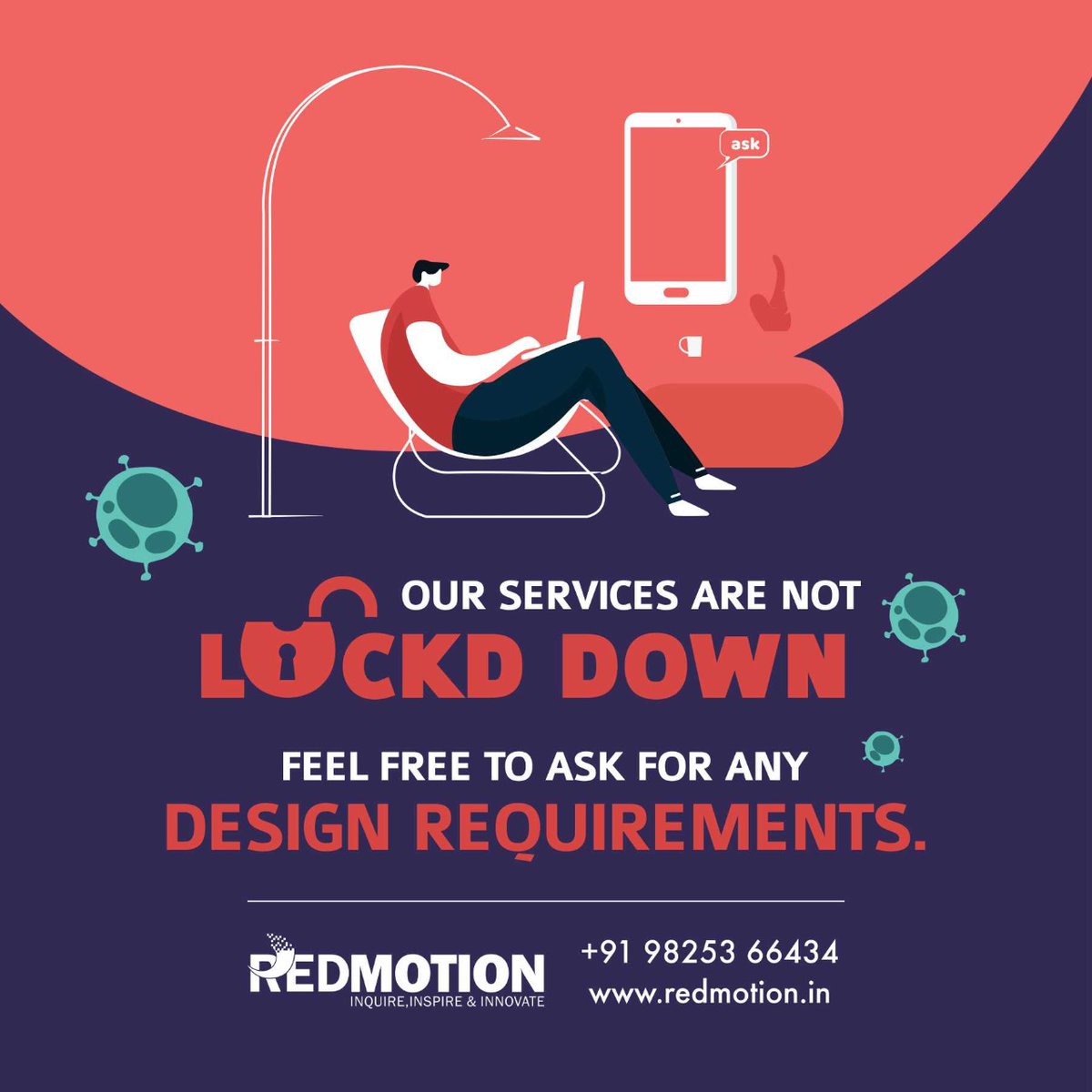redmotion4491's tweet photo. We are committed to serving you at this time. #websitedevelopment #packagingdesign #corporateidentity #logodesign #animation #branding #brandingagency #redmotion #redmotionbranding #ahmedabad #mumbai #india https://t.co/NIqwVyflvW
