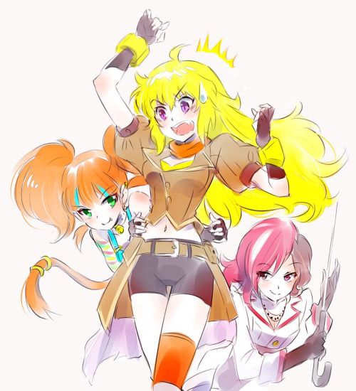 "Gah! What is it with these two? Can't a girl get a break for a few minutes." Yang would let out a sigh