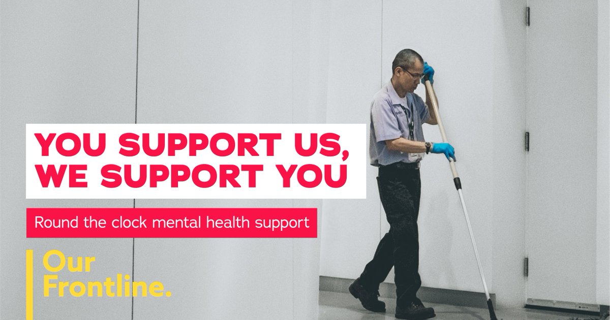 samaritans's tweet photo. Millions of people are working on the frontline to protect us. Together we can help those fighting to keep us safe.
 
We're proud to be a part of @OurFrontlineUK launching today to give frontline workers round-the-clock mental health support https://t.co/dK3E4V9gCH #OurFrontline https://t.co/UeI3lU3WjE