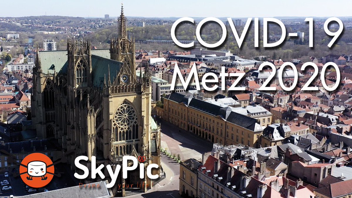 SkypicDrone's tweet photo. COVID-19 - Metz Lockdown 2020 (Moselle - France) https://t.co/JLEGSt2GTe via @YouTube @MairiedeMetz vu par un drone. Toutes les autorisations nécessaires ont été obtenues pour ce tournage. #StayAtHome #RestezChezVous #Skypic @denissouilla https://t.co/P6b1dnmgyG