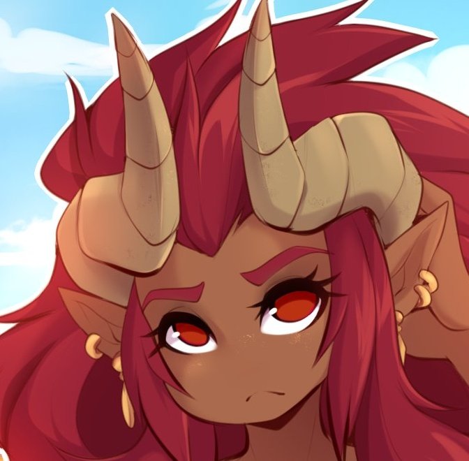 | Ganmon with horns? Hot.