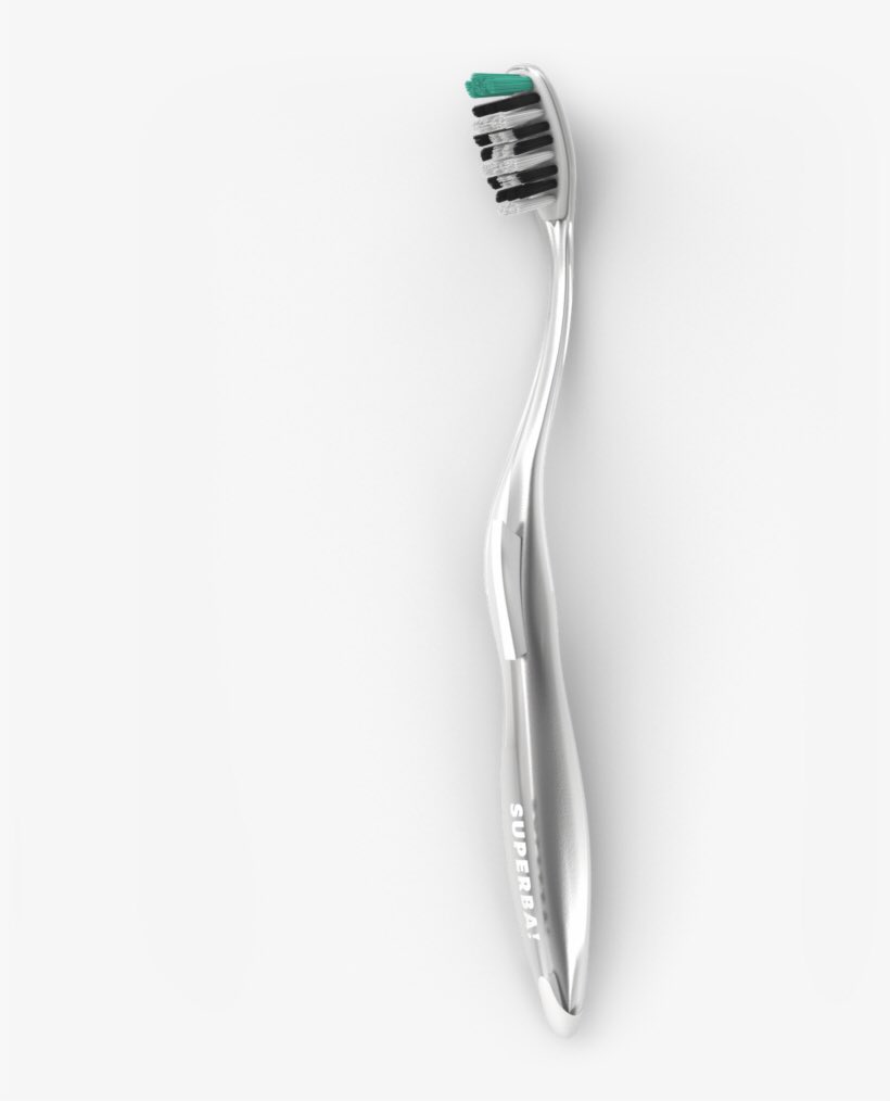 + other hygiene things— dollar shave club superba! black toothbrush— dentitex advanced whitening toothpaste