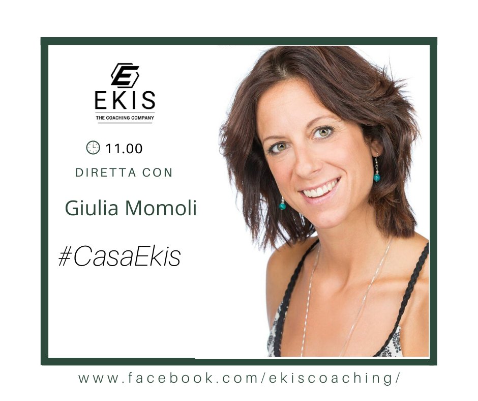 EkisCoaching's tweet photo. Dare e ricevere feedback sulla comunicazione o sulle azioni nella vita, sul lavoro e nello sport è fondamentale per migliorare. Ne parliamo con @giuliamomoli Coach Ekis

Dalle 11.00 in diretta sulla pagina FB Ekis
https://t.co/iQoUqI9Jxq

#FacciamoAndareTuttoBene #22aprile https://t.co/ZjQRjPpES3