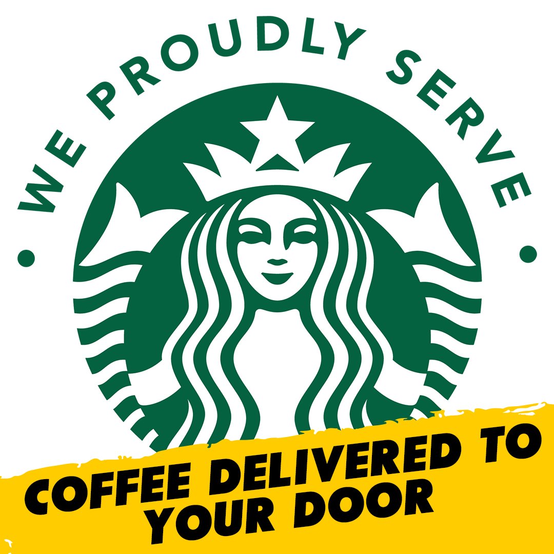 CroesoAber's tweet photo. Starbucks coffee, now available for delivery from the Nosh Da app! Get coffee delivered straight to your door. Just search 'Nosh Da Aber' in your app store. ☕️🚗 https://t.co/RfPUiH4wdt