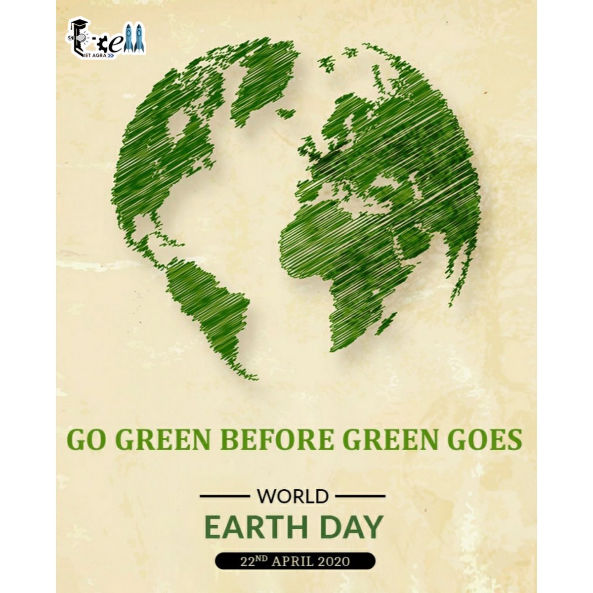 ecell_ietagra's tweet photo. There are no passengers 
on Spaceship Earth.  
We are all crew.  

-Marshall McLuhan 

#WorldEarthDay 
#ecellietagra
#instituteofengineeringandtechnologyagra https://t.co/4uhM69w7Fm