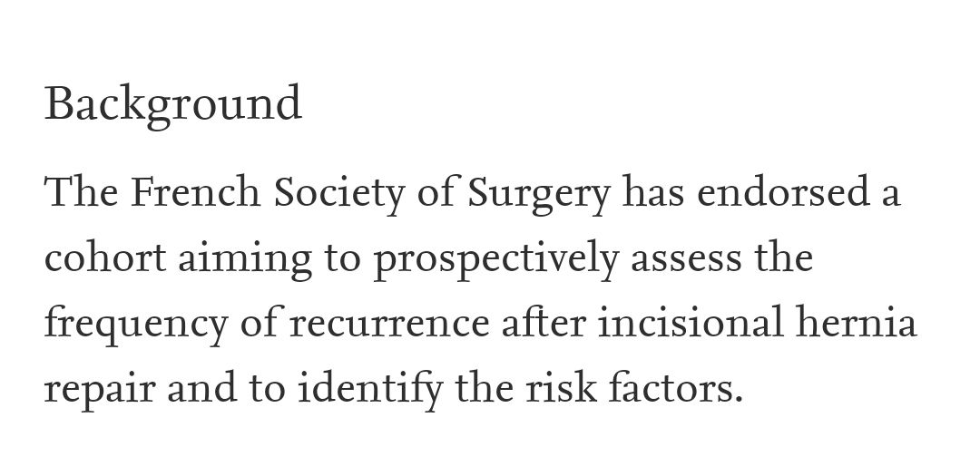 eurohernias's tweet photo. https://t.co/Y4VTVc37eC Recurrence after elective #IncisionalHernia repair is more frequent than you think: An international prospective cohort from the French Society of Surgery.

#HerniaSurgery #SoMe4Surgery https://t.co/BUDjRjTvuB