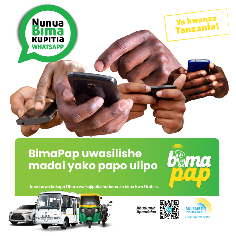 bimapaptz's tweet photo. Sahau kupata shida wakati uanulizia madai yako ukikata bima ya chombo chako na @bimapaptz 
.
.
.
Kata Bima ya chombo chako cha moto na @bimapaptz leo bila kupanga foleni au kupiga simu.
.
#insurancetz #bimapap #insurancebroker #insuranceagent #bimatz #tanzania https://t.co/Jcvw2zhM1r