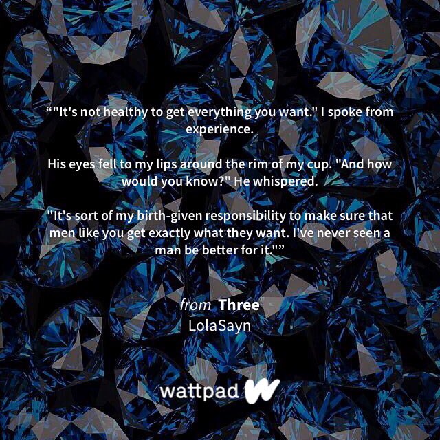 WattpadPHP's tweet photo. Title: Three 
Author: Lola Sayn 
Link: https://t.co/Utoa2iAzV9 

It only takes three little words to change Sapphire’s course again for the worse. Three little words and she MUST use her cursed magical abilities to perform any three desires asked of her. https://t.co/LQl4BnMCOt