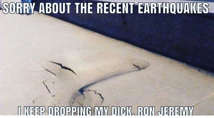 My bad. #la #earthquake https://t.co/XVijsOgwjX<a href="/tag/la"class="tags">#la</a><a href="/tag/earthquake"class="tags">#earthquake</a>