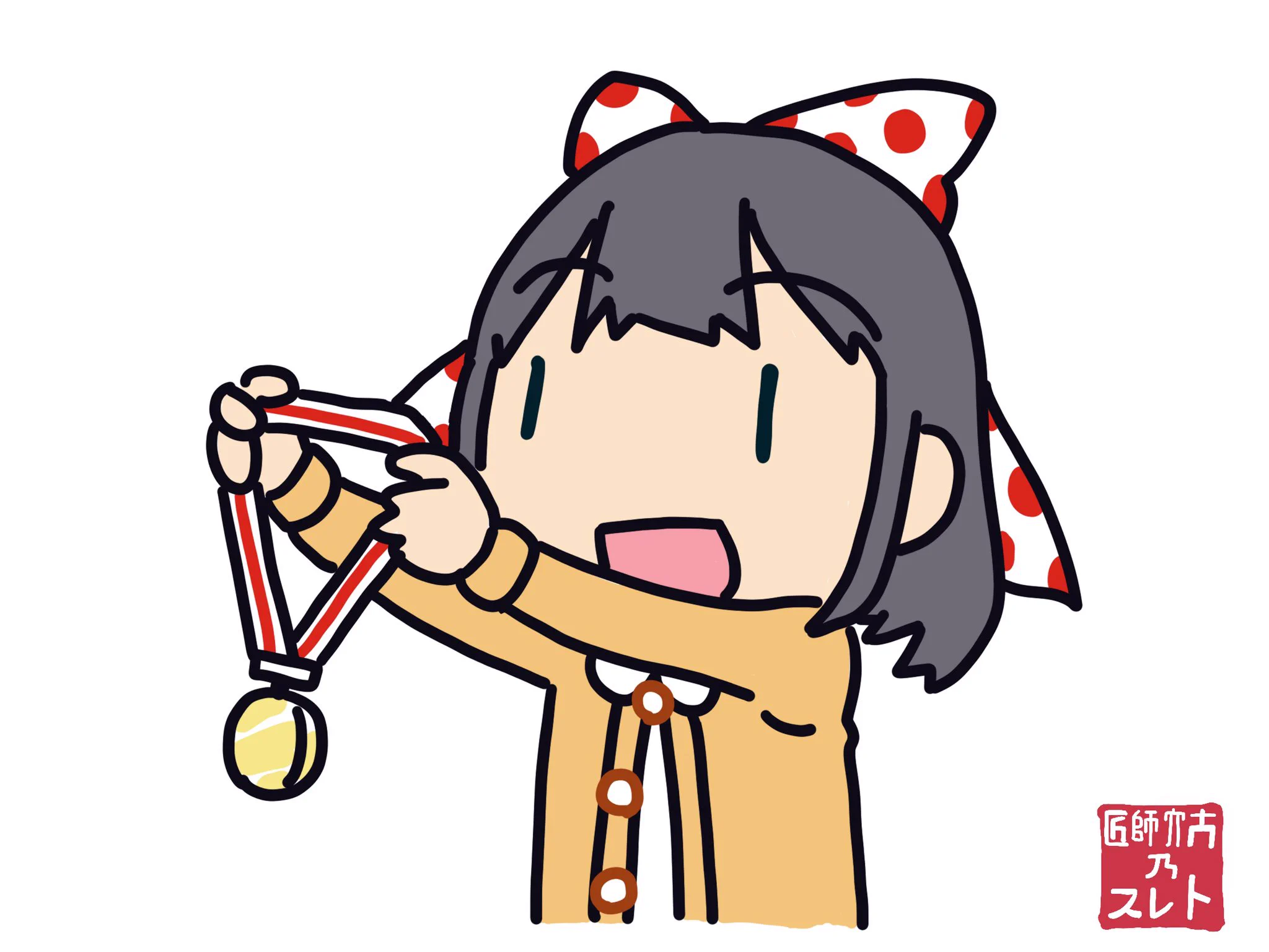@cheese_in_Nao (・∀・)ｲｲﾈ!!はい、金メダル🥇 