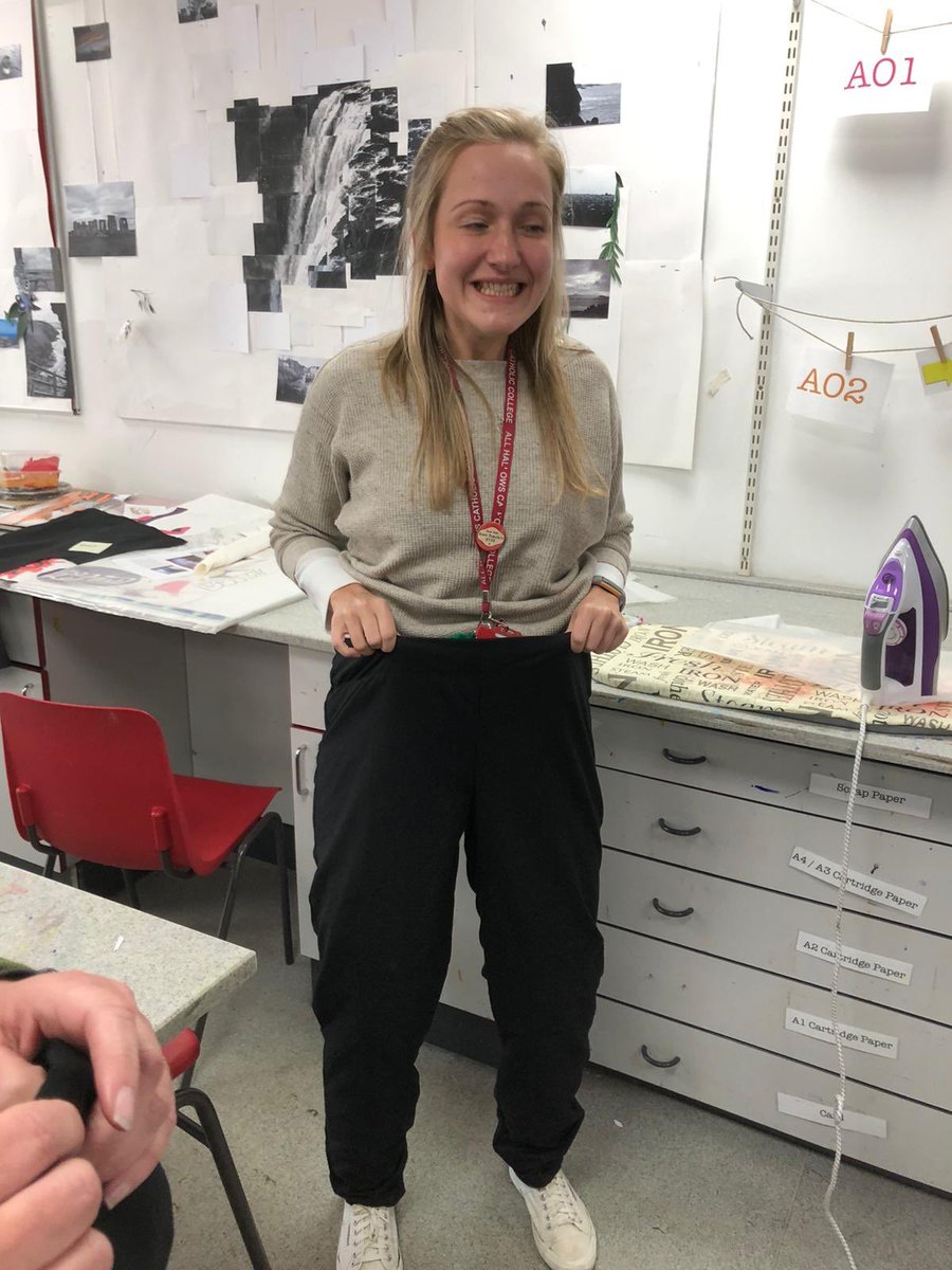 In this together -  Making Scrubs to support Macclesfield hospital. Mr Beesley, Miss Wood, Mrs Marshall, Miss Cook, Mrs Garvey and Mrs Wood fro St Paul’s Primary,Poynton