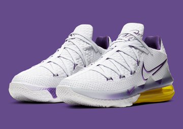 lebron 17 low white voltage purple