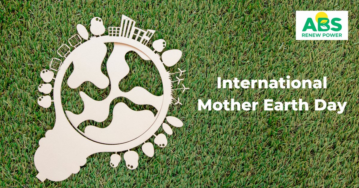 ABSRenewPower's tweet photo. Let's join hands on #MotherEarthDay, to make our home a better place to live in.
#GoSolarGoABS #solarenergy #solar #cleanenergy #renewables #renewableenergy #solarpanels #solarpv #sustainability #gogreen #sustainablefuture #SOLAR https://t.co/Ovy3Cg399f
