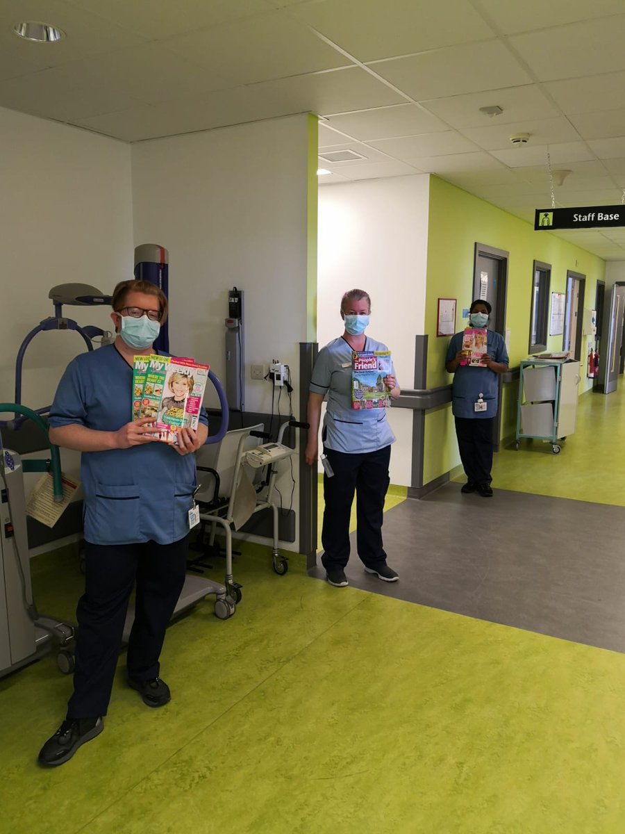 helenskinner99's tweet photo. A huge thank you to DC Thomson @dct_media for the kind donation of magazines and comics to @nhsfife. These have been delivered to patients across our hospitals  #beano #peoplesfriend #myweekly https://t.co/Ra41FKSmt0