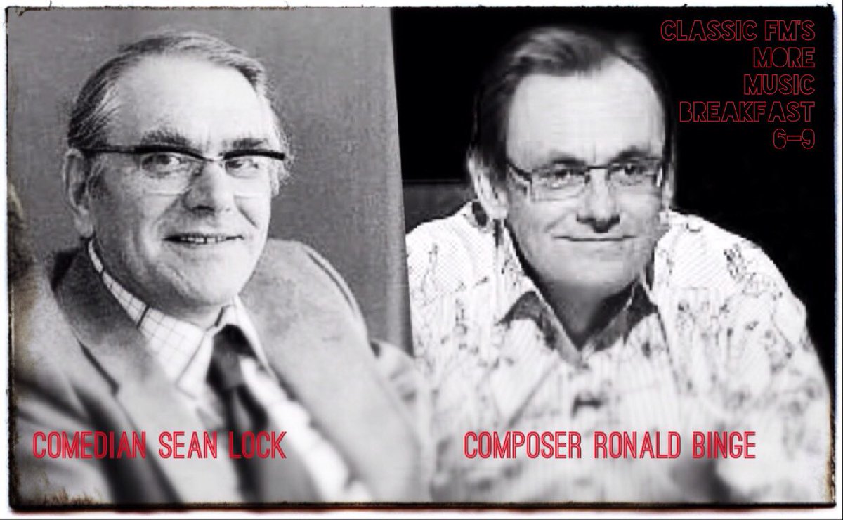 TimLihoreau's tweet photo. Happy Birthday to the fabulous @TheSeanLock
who bears a striking resemblance to composer
#RonaldBinge
Best from @ClassicFM Breakfast Show https://t.co/UedP0ILtjQ