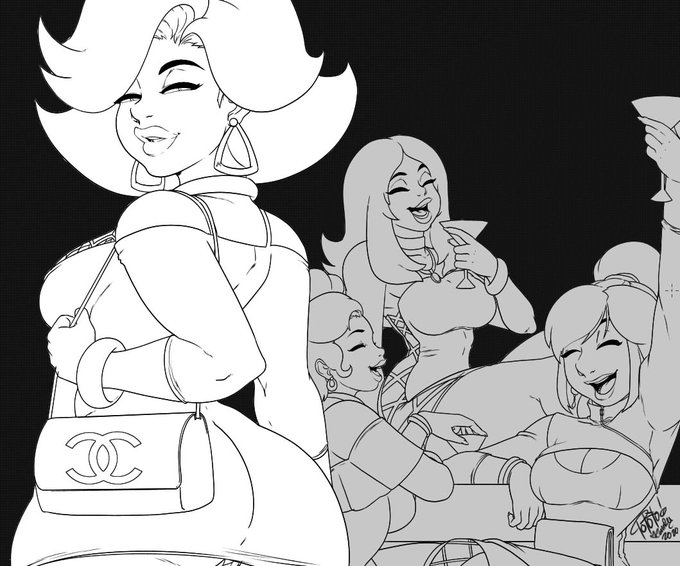 lines of donna, franny, lois, and choni. 