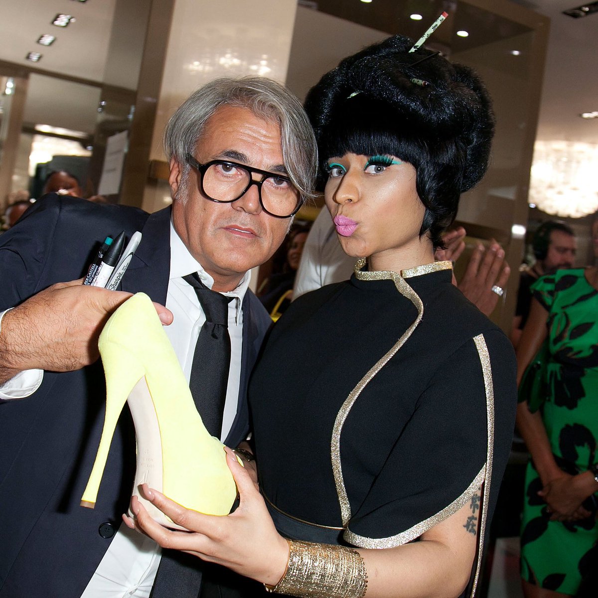 She owns rights to several designs on their line named after her. Zanotti’s publicists ghosted her when she attempted to make contact for future work & took her designs off their website. Nicki turned down cooperation with the brand due to what she saw as discrimination & sexism.