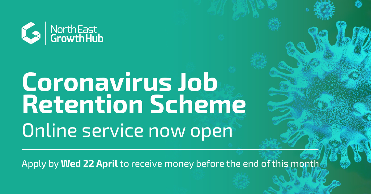 If your business intends to pay furloughed employees' April salaries using the Coronavirus Job Retention Scheme you must apply no later than today (22 April) northeastgrowthhub.co.uk/finance-and-fu…