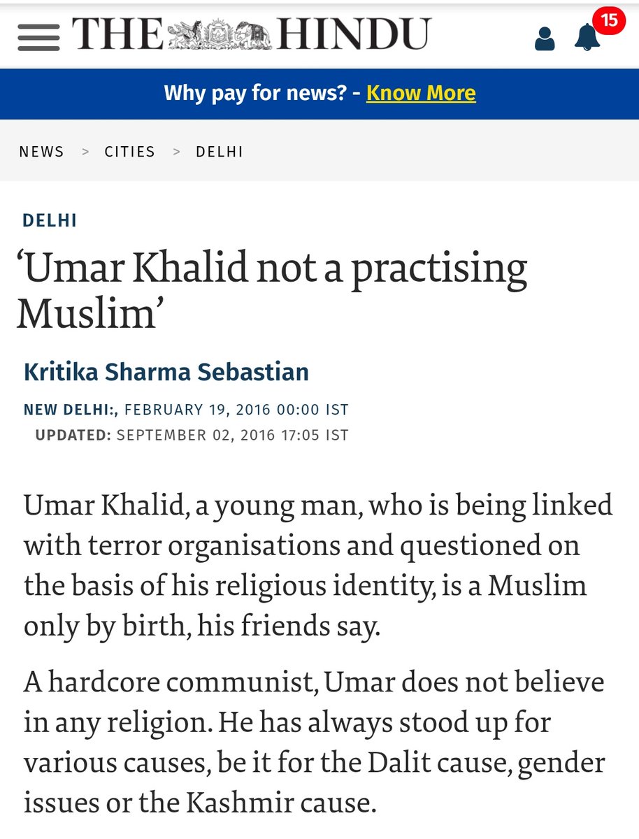 dcd1996's tweet image. Self confessed atheists of 2016 have become &apos;Muslim Student Leaders&apos; of 2020. See how fascist Modi is. 😢😢
#CAA_NRC_Protests
@veeronco @dryogendermalik @AshishSainram @thinkergarg @Brij9890470 @DrSwatiAIIMS @drpriyanshu17 @NijVaani2019 @XanderTheLost @Ateendriyo