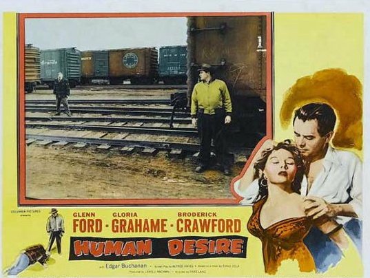 This movie is shot in trains, yards and big locomotives if you love railways you'll enjoy Fritz Lang's Human Desire