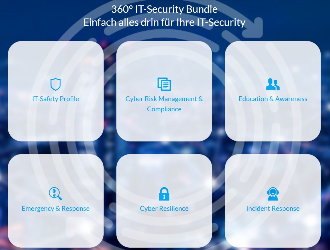 Das Magazin @IT_SICHERHEIT24 informiert über unser 360° #ITSecurity Bundle! Kunden zahlen im Rahmen ihres Service-Vertrages eine feste monatliche Summe für alle vereinbarten Leistungen, die ihr #Unternehmen umfassend gegen Cyberbedrohungen absichern.

#ITSicherheit #Cybersecurity