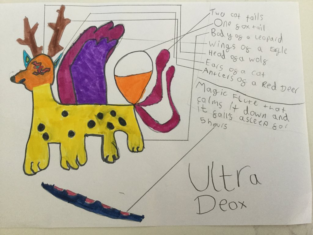 Thank you Darcie for creating this wonderful mythical creature! I would love to meet an Ultra Deox out in Dubai one day :)
<a href="/FMKDXB_Year3/">Year 3 | Repton Al Barsha</a>