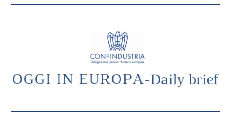 È online il numero del 22 aprile della nostra rassegna stampa “Oggi in Europa - Daily Brief” dedicata ai temi europei e in particolare
 all’emergenza #COVID19 🇮🇹🇪🇺
➡️ bit.ly/2VN1mRN