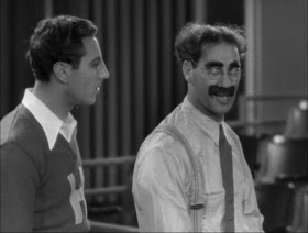 AllThingsMarx's tweet photo. #Groucho : My boy, I think you've got something there... and I'll wait outside until you clean it up. #HorseFeathers 1932 https://t.co/EmWiNd7lY5