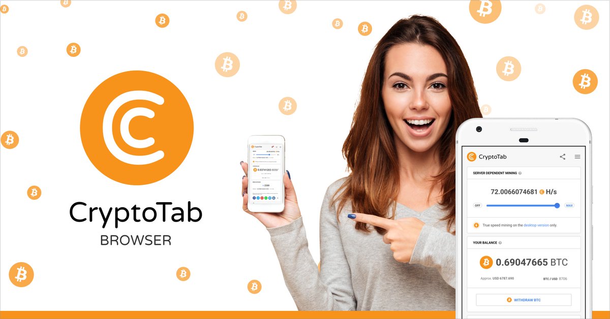😃The easiest way to start making money with cryptocurrency! Download and install the new CryptoTab browser with a built-in mining algorithm and start earning cryptocurrency!

▶️Follow the link: bit.ly/2Vwq3BU