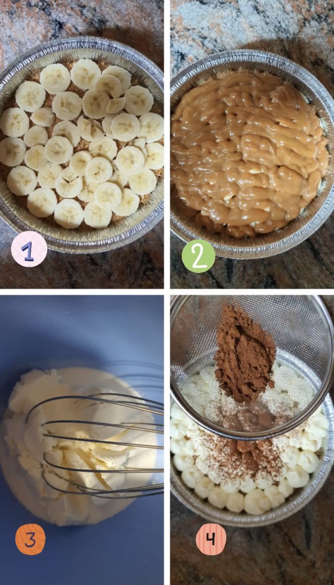 GrupTravi's tweet photo. Hoy el chef Jordi Anglí os trae esta deliciosa tarta fría hecha a base de galleta, plátano, dulce de leche y mascarpone, lo que comúnmente se llama Banoffee Pie. 
¡Apuntarla bien porque os va a gustar tanto que no pararéis de hacerla! 
#QuedateEnCasa #gruptravi https://t.co/U05DFazbPE