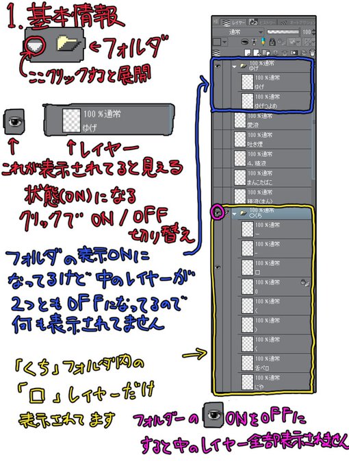 4/22日17時1000円プランの差分のレイヤー構成弄って使いやすくしました!今回もpsdデータなんか妙になっちゃってclipデータなんですけど....レイヤー構成解説です! 