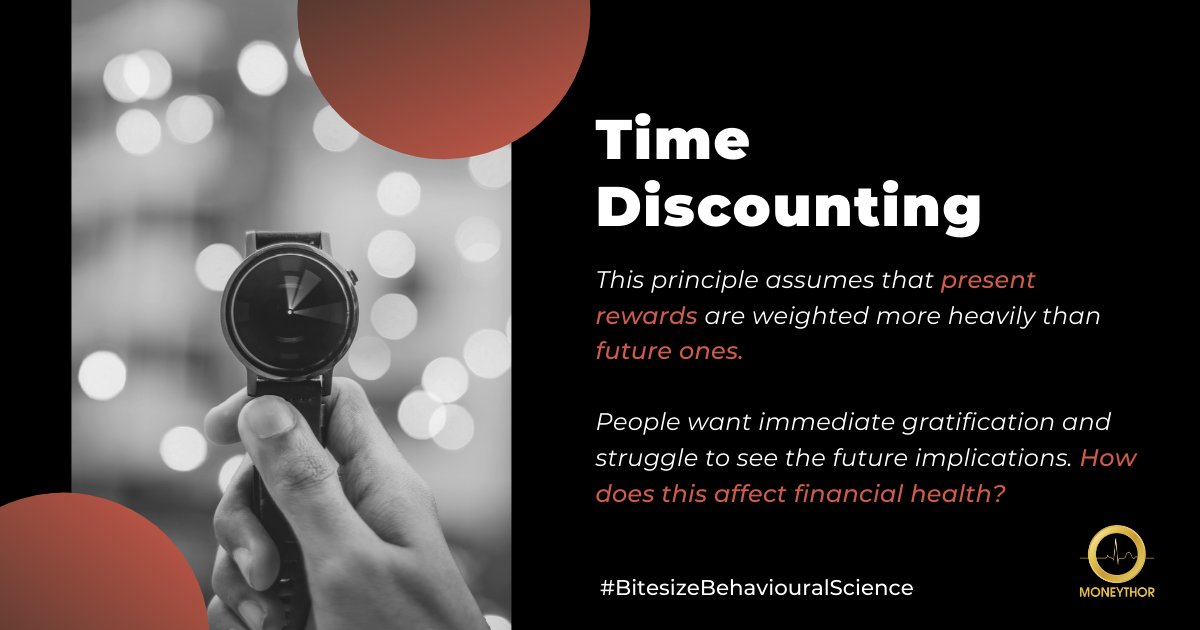 moneythor's tweet image. #TimeDiscounting prevents people from making effective financial plans for the future. What can banks do to help customers better plan for their futures? Read more 👉 bit.ly/35eFUZn

#DataDrivenPersonalisation #BehaviouralScience