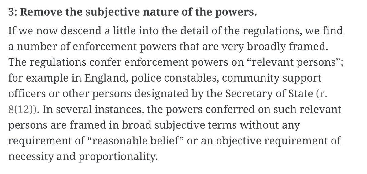 On how to improve the lockdown regulations,  @TomRHickman has 8 suggestions which are eminently sensible. Parliament need to step up to the plate here and not wait until 18 May  https://ukconstitutionallaw.org/2020/04/16/tom-hickman-eight-ways-to-reinforce-and-revise-the-lockdown-law/ /106